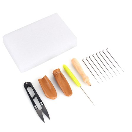 Ullfiltning Startmatta Nålfiltning Verktyg Hantverkssats Tillbehör