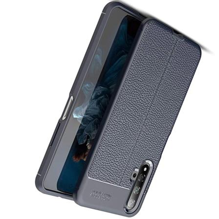 Huawei Nova 5T - Stötdämpande (Auto Focus) Skal Mörkblå