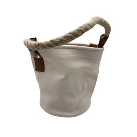 Loewe Pre-owned, Pre-owned Cotton handbags Beige, Dames, Maat:ONE Size