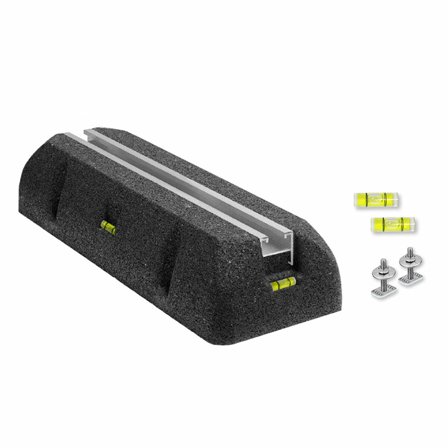 Supporto a pavimento Gia antivibrante 160x90x600 mm con profilo 41 mm