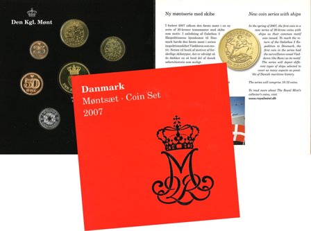 Danmark 2007 - Kgl. møntsæt - 2. sortering