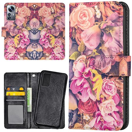 Xiaomi 12 Pro - Lompakkokotelo/Kuoret Roses