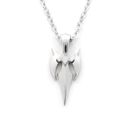 Srebrzysty naszyjnik ze stali nierdzewnej dla mężczyzn - Stalowe naszyjniki