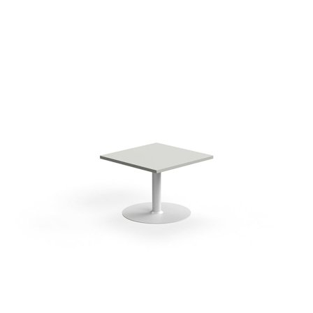 Sofabord VERTICUS, L700 B700 H500 mm, lys grå/hvit