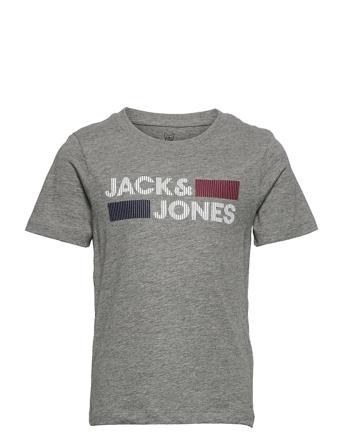 Jjecorp Logo Tee Ss Crew Neck Noos Jr T-shirt Grå Jack & J S