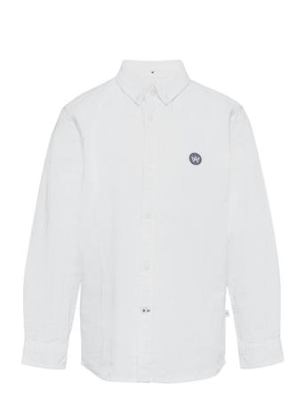 Johan Kids Oxford Shirt Skjorta Vit Kronstadt