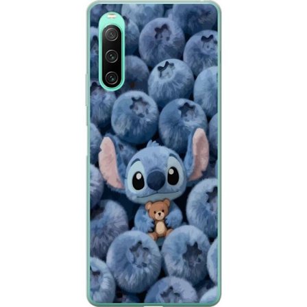 Kompatibel Mobilcover til Sony Xperia 10 IV Lady Gaga minimalistisk plakat med guitar og monokrom design