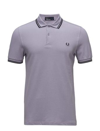 Twin Tipped Fp Shirt Polos Short-sleeved Lila Fred Perry