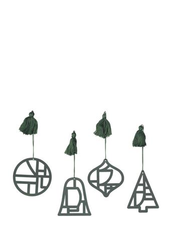 Fili Home Decoration Christmas Decoration Christmas Baubles & Tree Accessories Khaki Green Broste Copenhagen