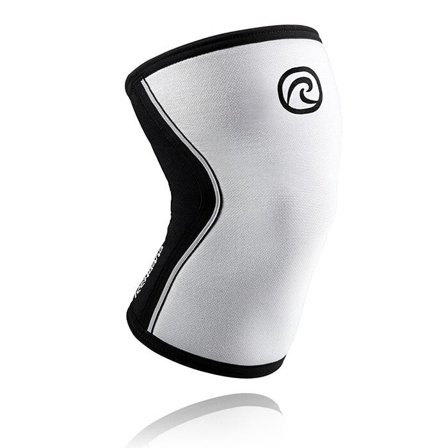 Støtte & beskyttelse Rehband RX Knee Sleeves 5mm Hvid/Sort - Bodyman.dk