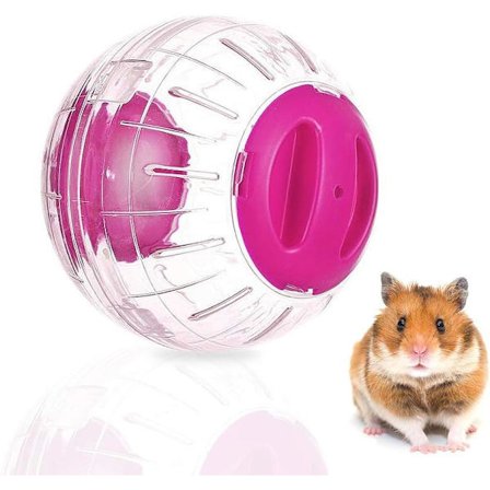 Gym Bold til Hamstere - Hamster Bold Hamster Hjul Sjov Plastik Legetøj 14cm - Hjul til Hamster - Løbehjul til Hamster