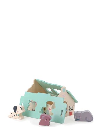 Vilac | Shape Sorter - Tiny Farm With Animals | ONE SIZE