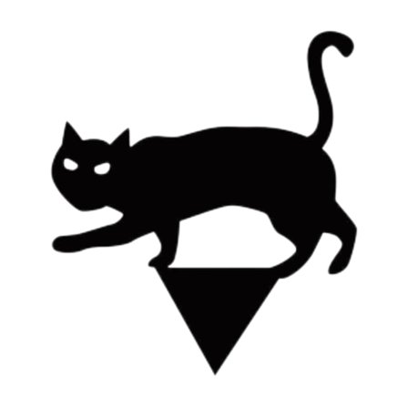 Creative Black Cat Garden Silhouette Stakes Halloween Ornament Cat Silhouette Dekorationer Yard Sign