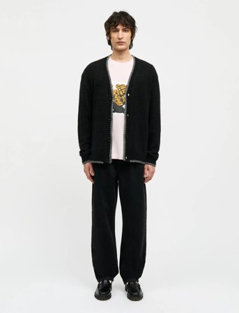 Mads Nørgaard Alpaca Vilhelm Cardigan Knit - Black - L
