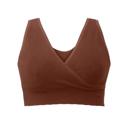 momkind Crossover Bra Chocolate M/L, Tøj & Bolig, Ammetøj, Amme-bh'er