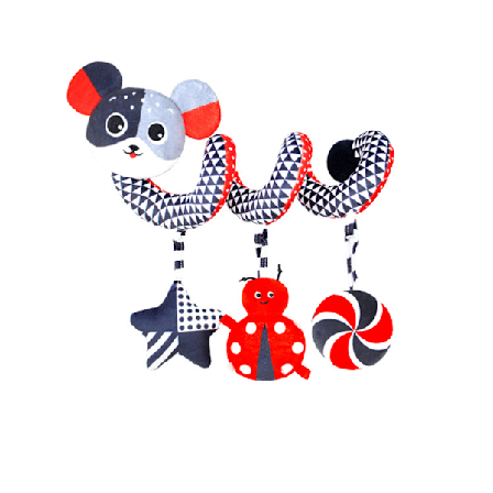 Spiral Aktivitets Hängande Barnvagnsleksaker för Baby Tecknad Barnvagn Leksak Vagn Sits Barnvagnsleksak Nyfödd Present