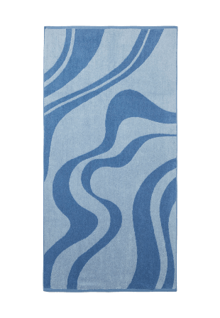 Åhléns Home Handduk LOVA 70x140 cm Badrumstextilier Blå ONESIZE