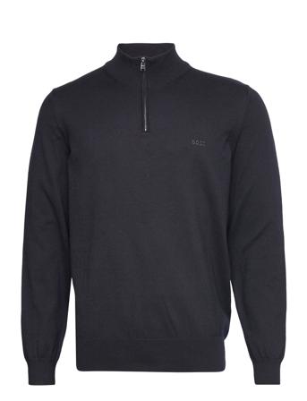 Padro-L Knitwear Half Zip Pullover Marineblå BOSS