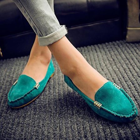 Mjuka slip-on skor för kvinnor