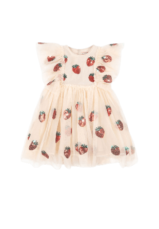 Konges Sløjd YVONNE FRILL DRESS Klänningar Dam Flerfärgad 2Y