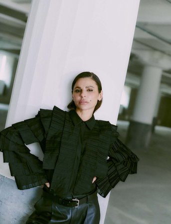 Copenhagen Muse Cmbluebell-Shirt - Black - XS