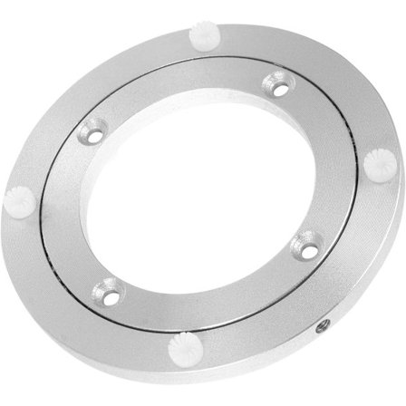 1 stk. (12 cm) Drejelig Lazy Turntable Kraftigt Aluminium