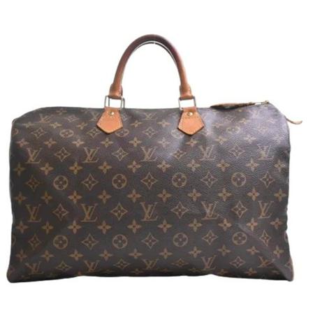 Louis Vuitton Vintage Pre-owned Polyester handbags brun, Dam Vintage Väskor, Dam, Storlek: ONE SIZE
