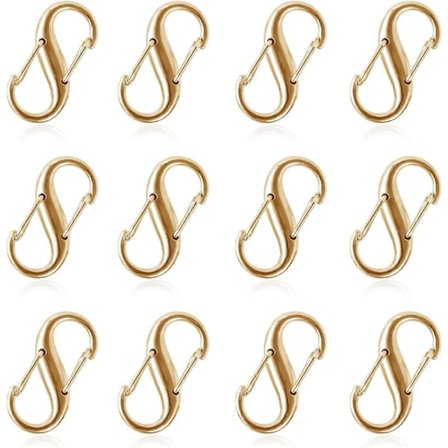 12 stk. Lynlås Lås Klips, Dobbelt Åbning Lynlås Lås Udskiftning Træk Zinc Alloy