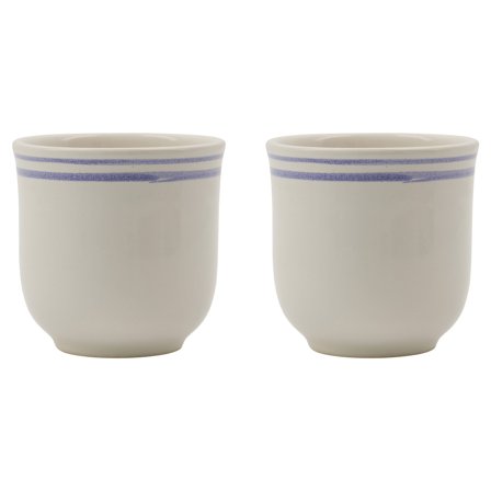 Nicolas vahé Bistro mugg 30 cl 2-pack, blå/vit