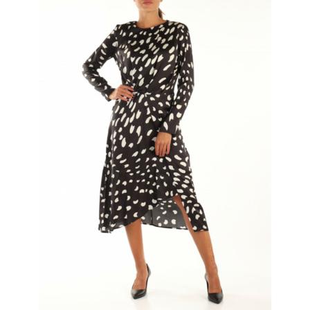 Manila Grace Midi Kjole Sort, Dame