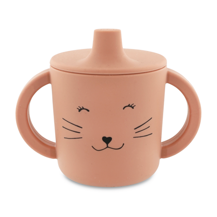 Trixie Tutekopp i silikon Mrs. Cat, Rosa, 1 stk.