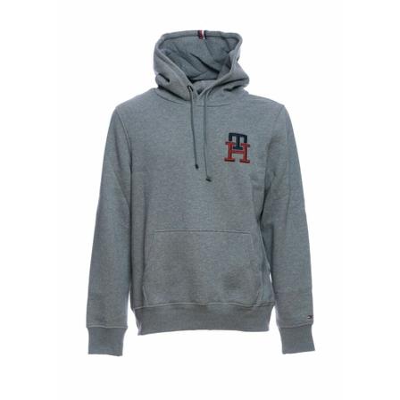 Tommy Hilfiger Mw0Mw28677 ZN2 Tommy Hilfiger grå, Herr Hood tröjor, Herr, Storlek: M