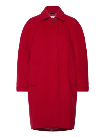 Filippa K Cocoon Coat - Red - 40