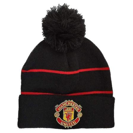 Jalkapallo Unisex Cuff Knit Cap Beanie Hat Lämmin Pehmeä Ulkokäyttöön [DB] Manchester United