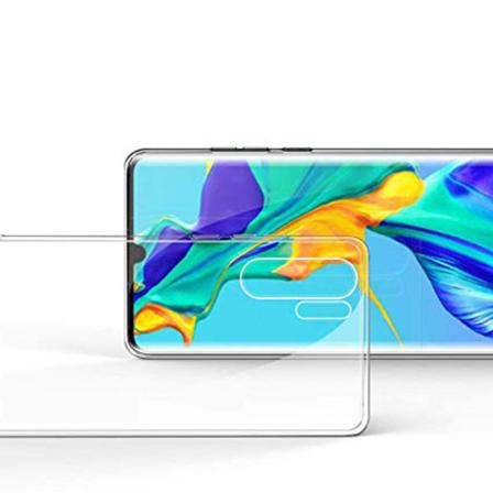 Huawei P30 Pro - Stilrent Skyddsskal i Silikon (FLOVEME) Transparent/Genomskinlig