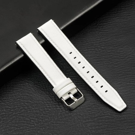 20mm 22mm Läderarmband för Samsung Galaxy Watch 7/6/5/4 40 44mm Gear Band Vintage Armband för Xiaomi Redmi Watch 3 Lite/Active