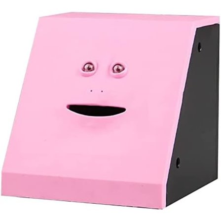 Sjov abe-sparegris til mønter, møntbank til piger og drenge, ansigtspenge-spisekassebanker