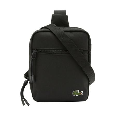 Lacoste, Cross Body Bags Zwart, Heren, Maat:ONE Size