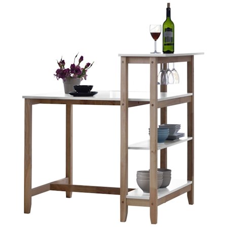 687 Bord med vinhylla mycket praktiskt