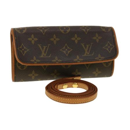 Louis Vuitton Vintage, Louis Vuitton Pochette twin Bruin, Dames, Maat:ONE Size