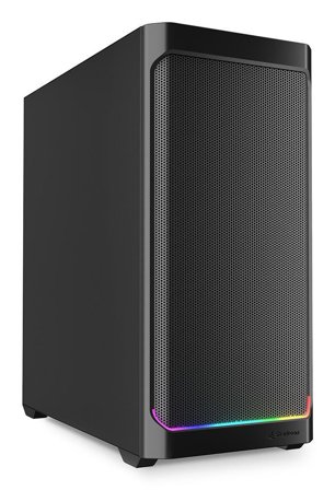Sharkoon Ak4 Rgb Strip Midi Tower Black