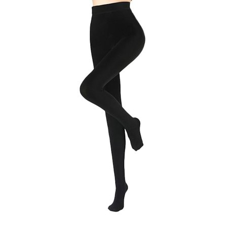 Kvinners vinter termiske tights med ugjennomsiktig fleecefôr Black-Foot KLB