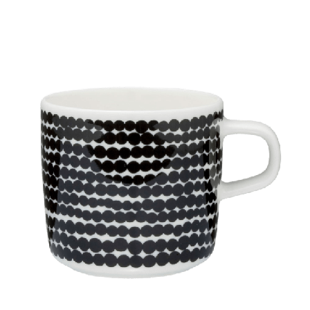 Marimekko Kopp Räsymatto 2 dl Kök & matlagning Svart ONESIZE