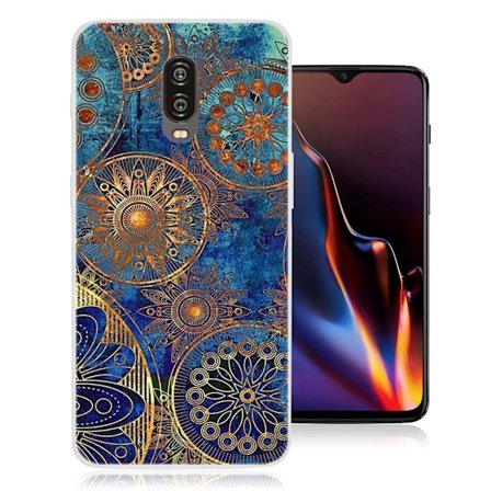 OnePlus 6T beskyttelsesetui i silikone med mønster - Mandala