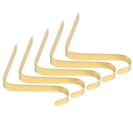 {xjxj}Gyllene julstrumphållare för öppen spis