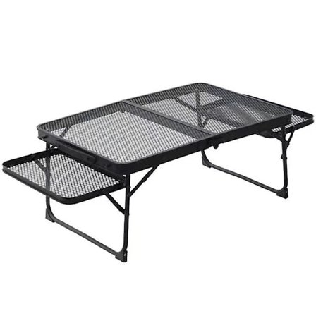 Udendørs sammenklappeligt bord camping lift stand camping bærbar picnic 60*40 med sidebord (send opbevaringspose)