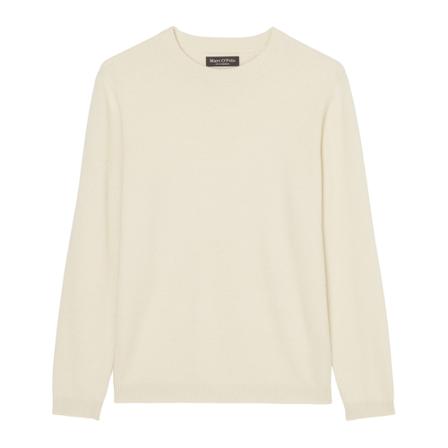 Marc O'Polo Lambswool round neck jumper, regular fit Brun, Herre Strik