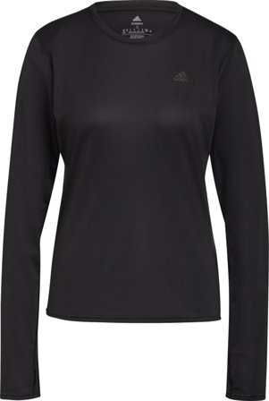 Adidas Women's Run Icons Running LS Tee Women long-sleeved training tops Black XS