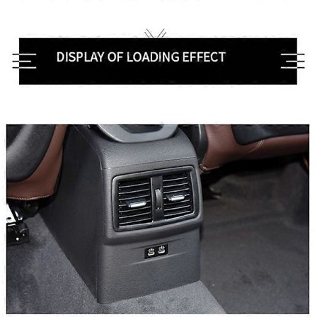 Komplett bakre konsoll klimaanlegg ventilgitter for BMW X1 X2 F52 F48 F49 F39 2016-2021 6