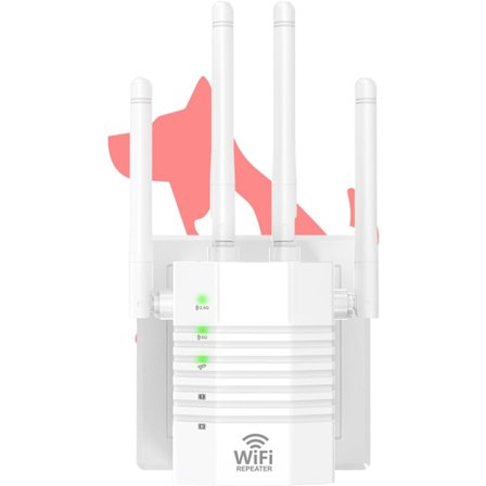 2025 Senaste Modell WiFi Förlängare Signal Booster, 1200Mbps Dual Band 2.4G&5.0G Signal WIFI Booster, WIFI Förlängare Täcker Upp Till 12880 Sq.ft a